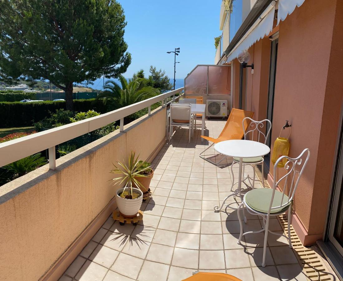 Superbe 2P Vue Mer, Ensoleille, Piscine Roquebrune-Cap-Martin Exterior foto