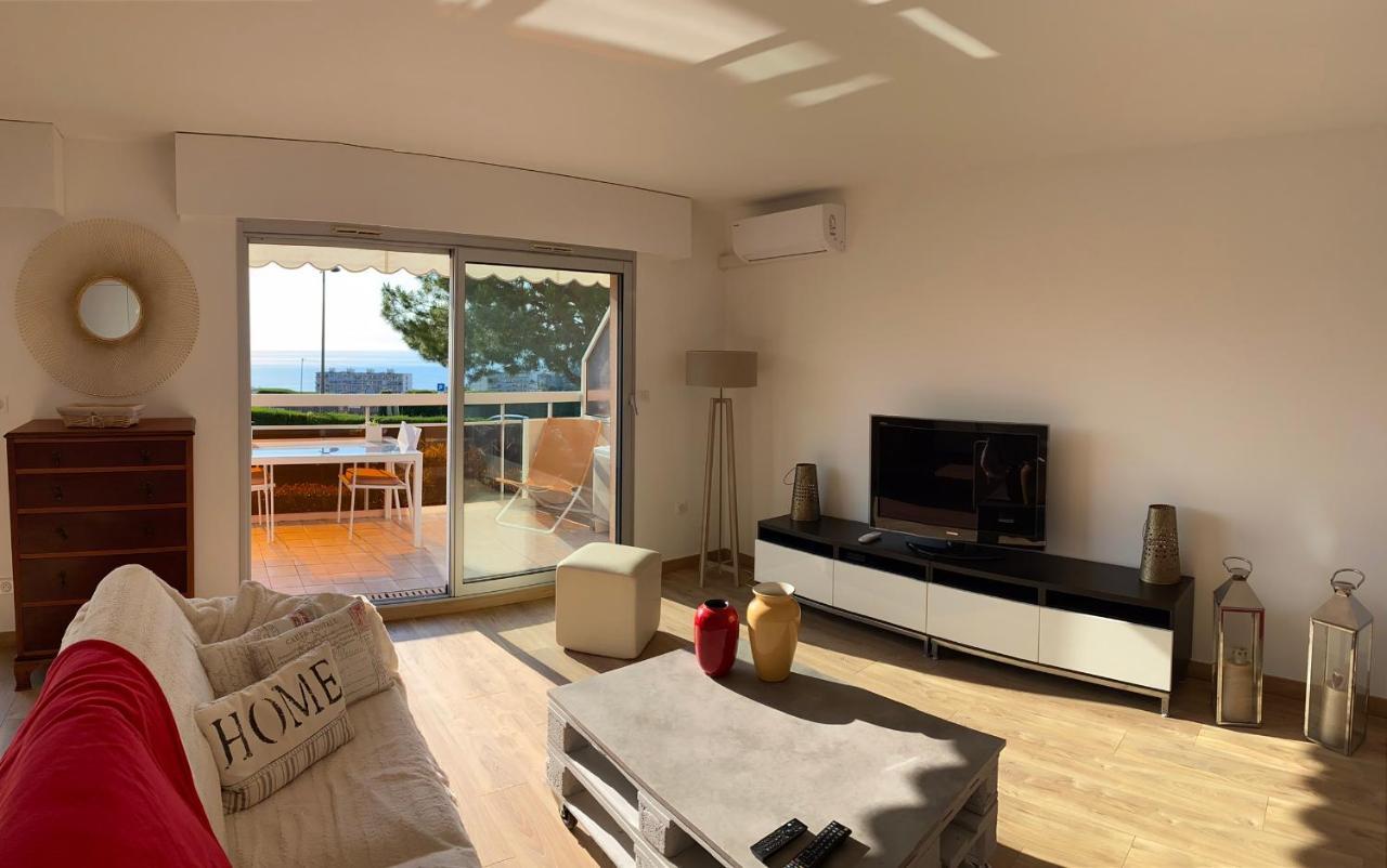 Superbe 2P Vue Mer, Ensoleille, Piscine Roquebrune-Cap-Martin Exterior foto